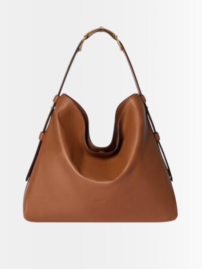 Gucci Beatrix Large Tote Bag Brown Leather 40Cm 850546 AAFK4 2718
