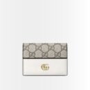 Gucci Bi Color Marmont Small Wallet Beige And White 11Cm 658610 17WAG 9096