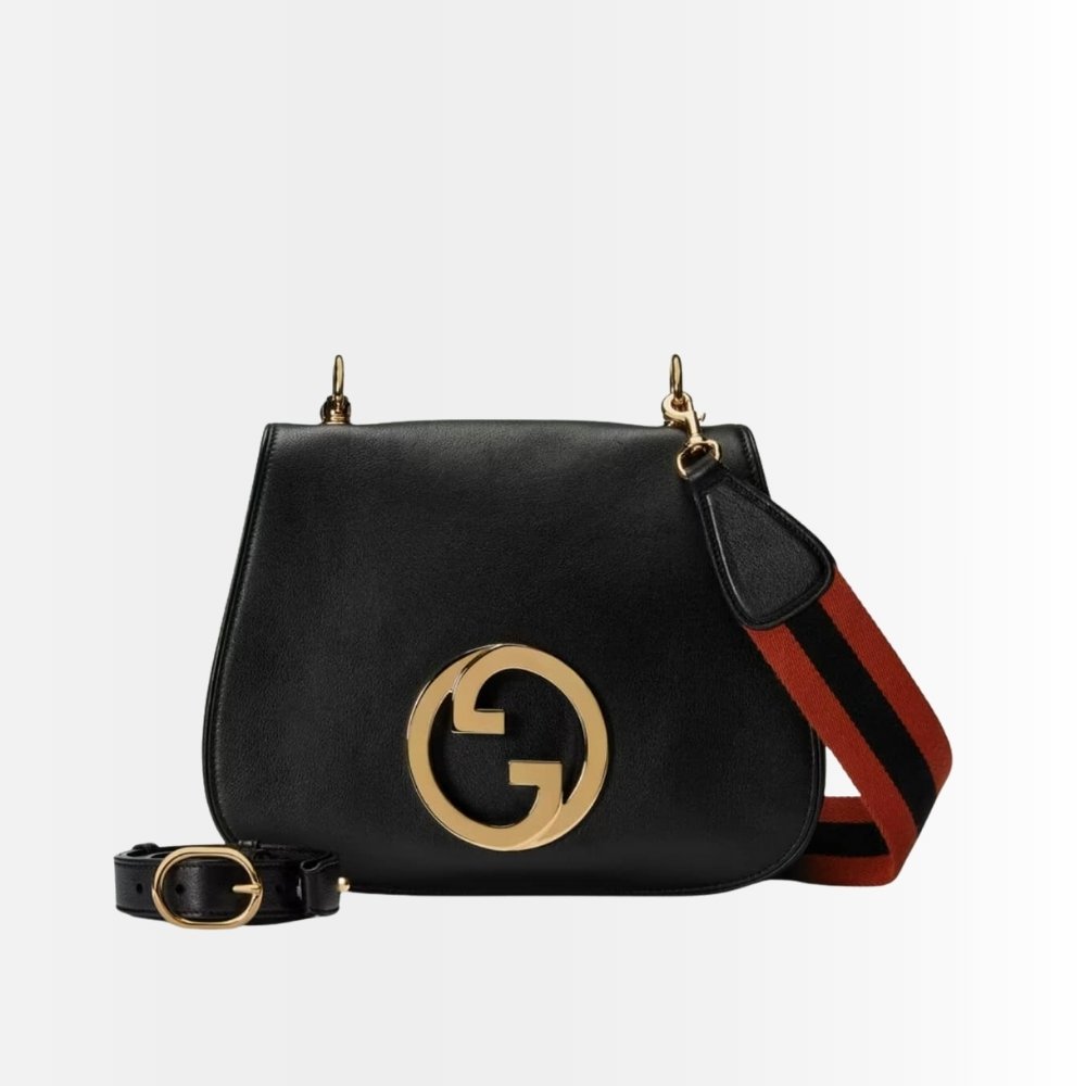 Gucci Blondie Medium Bag Black 29cm 721172 96IWG 8745