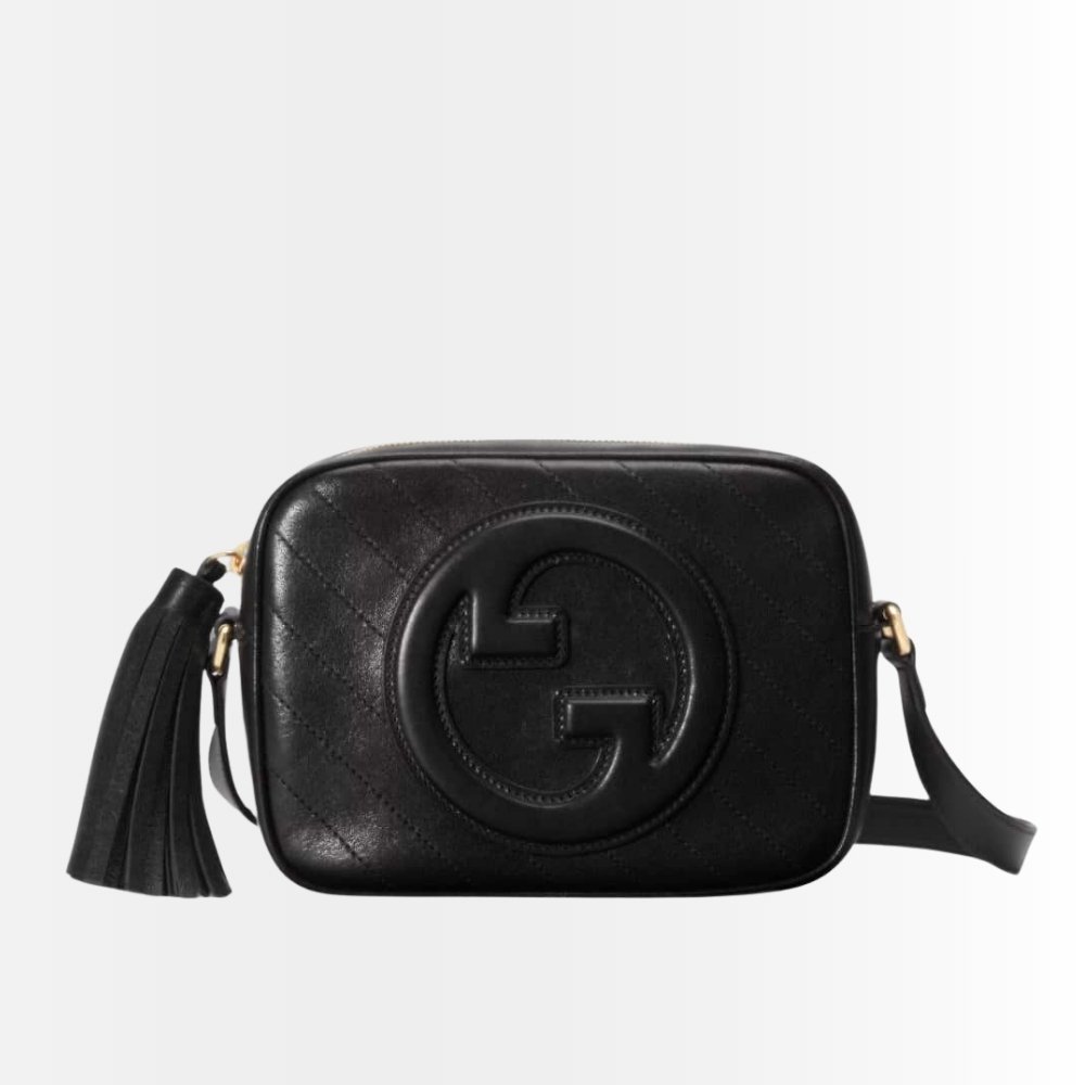 Gucci Blondie Small Shoulder Bag Black 21Cm 742360 1IV0G 1000