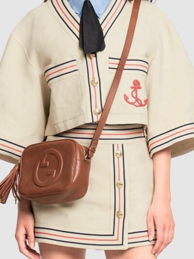 Gucci Blondie Small Shoulder Bag Brown 21cm ‎742360 1IV0G 6420