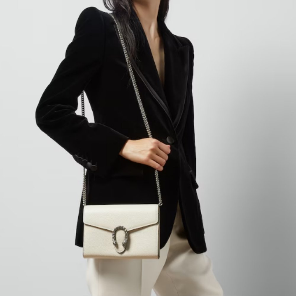 Gucci Dionysus Mini Chain Bag White 20Cm 401231 CAOGM 9174