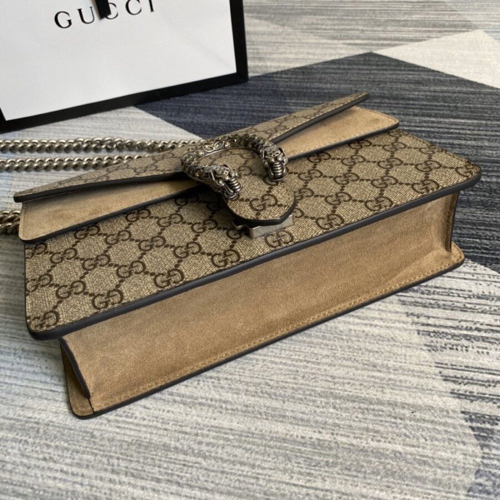 Gucci Dionysus Small Shoulder Beige Bag 25Cm 499623 92TJN 8660