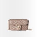 Gucci GG Marmont Mini Bag Taupe 16Cm 476433 DTDHD 1523