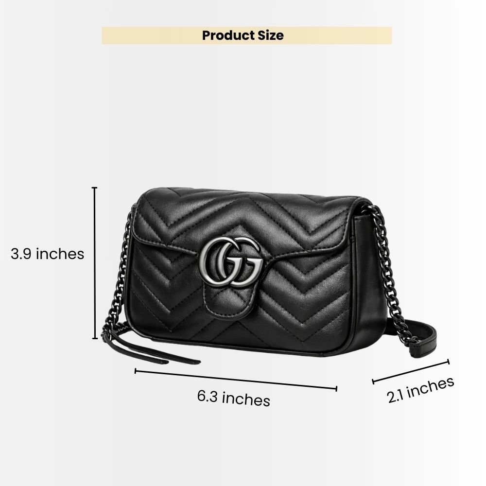 Gucci GG Marmont Mini Belt Bag Black 16Cm 699757 UM8KV 1000