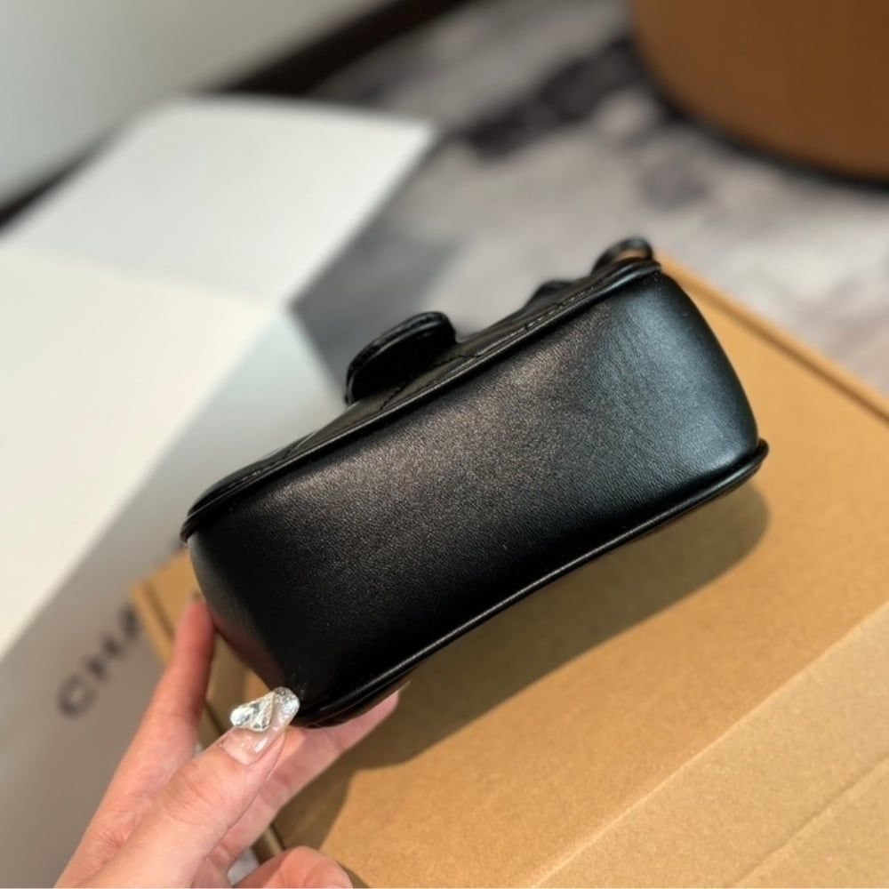 Gucci GG Marmont Mini Belt Bag Black 16Cm 699757 UM8KV 1000