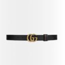Gucci GG Marmont Reversible Thin Belt Black 30mm 643847 CAO2T 1062