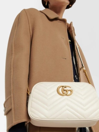 Gucci GG Marmont Small Camera Bag White 24Cm 447632 DTD1T 9022