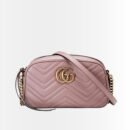 Gucci GG Marmont Small Shoulder Bag Pink 24Cm 447632 DTD1T 5729