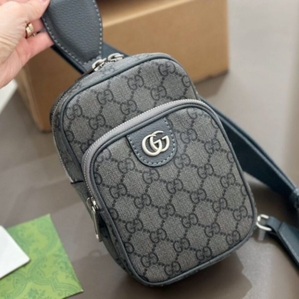 Gucci GG Ophidia Small Crossbody Bag Grey 18Cm 752565UULHK8576