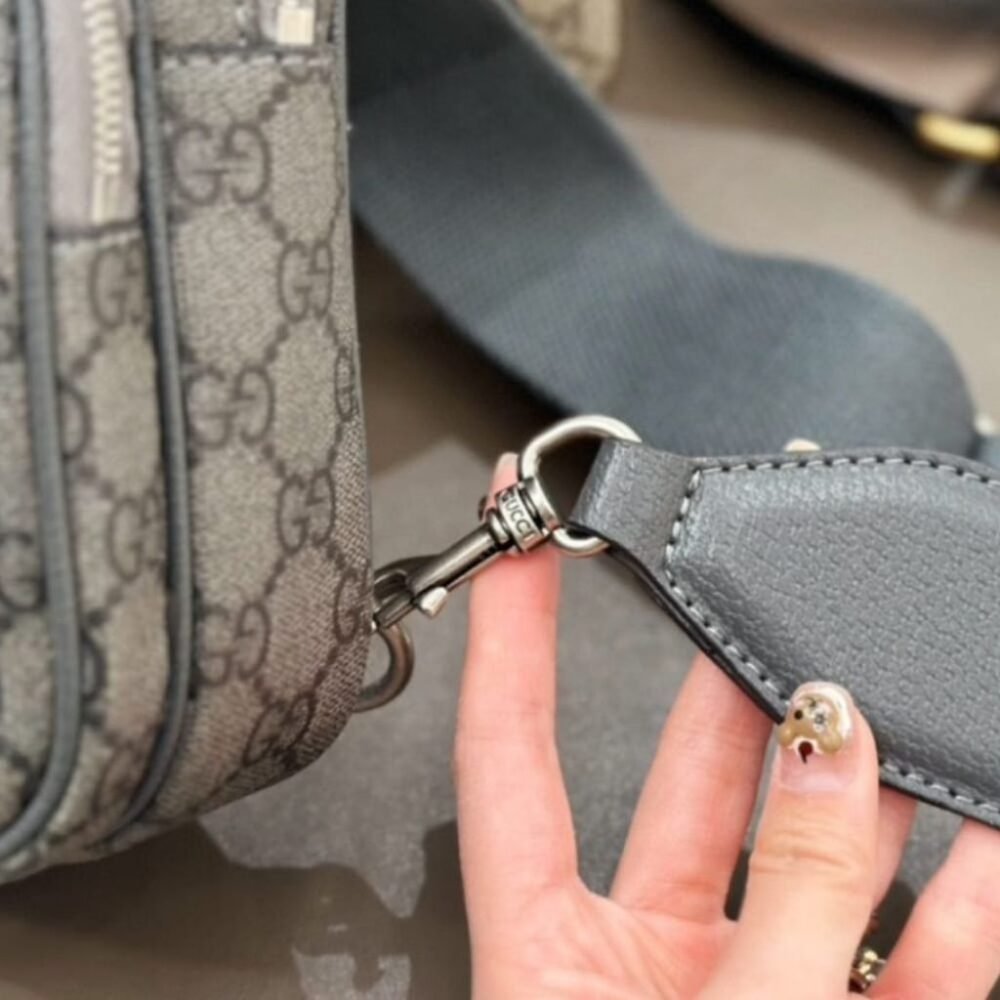 Gucci GG Ophidia Small Crossbody Bag Grey 18Cm 752565UULHK8576