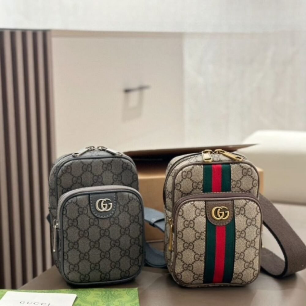 Gucci GG Ophidia Small Crossbody Bag Grey 18Cm 752565UULHK8576