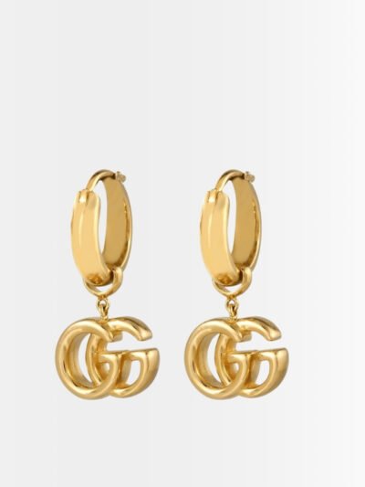 Gucci GG Running Drop Earrings Gold YBD58201700100U