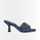 Gucci GG Slide Sandal Blue Denim