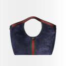 Gucci Giglio Large Tote Bag Navy Blue 60Cm 853971 CAABV 4541