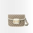 Gucci Horsebit 1955 Medium Bag Beige White 25cm 602204 92TCG 9761