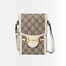 Gucci Horsebit 1955 Mini Bag Beige Ebony White 17Cm 625615 92TCG 9761