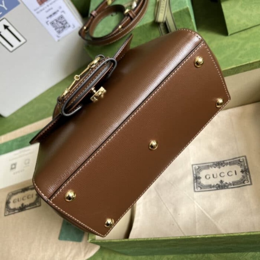 Gucci Horsebit 1955 Mini Bag Brown 22Cm 703848 AAA7G 2361