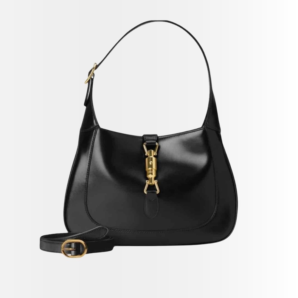 Gucci Jackie 1961 Medium Shoulder Bag Black 28Cm 636709 10O0G 1000