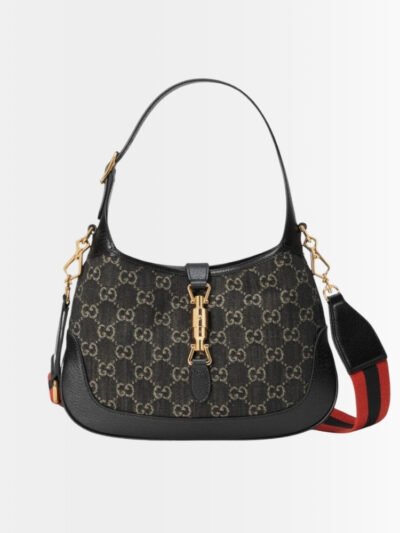 Gucci Jackie 1961 Mini Shoulder Bag Black And Ivory 19cm 685127 UN3AG 1294