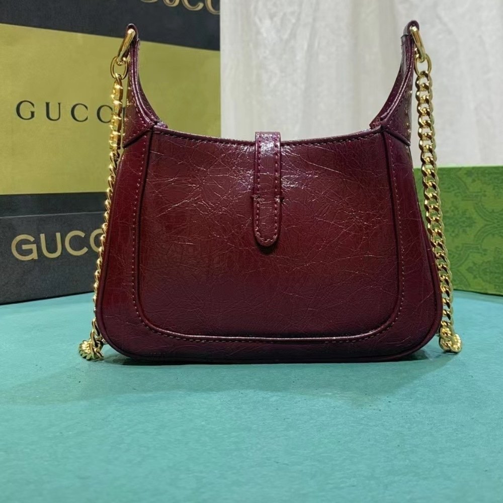 Gucci Jackie Notte Mini Bag Rosso Ancora Red 19Cm 782889 0P50G 6207