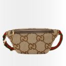 Gucci Jumbo GG Belt Bag Camel And Ebony 39cm 696031 UKMDG 2570