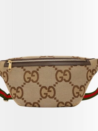 Gucci Jumbo GG Belt Bag Camel And Ebony 39cm 696031 UKMDG 2570