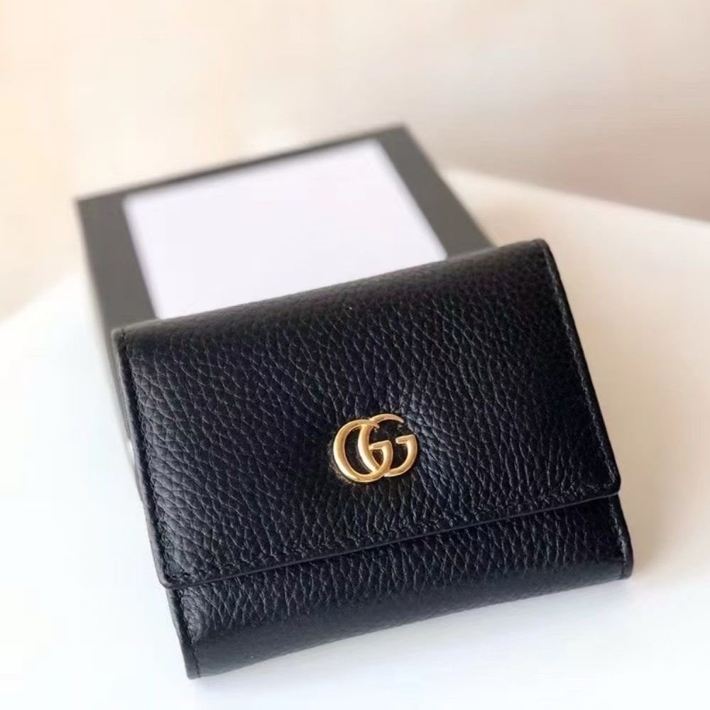 Gucci Marmont Key Wallet Black 11Cm 456118 CAO0G 1000