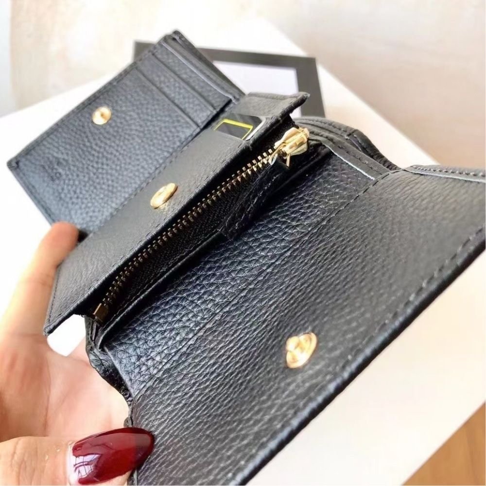 Gucci Marmont Key Wallet Black 11Cm 456118 CAO0G 1000