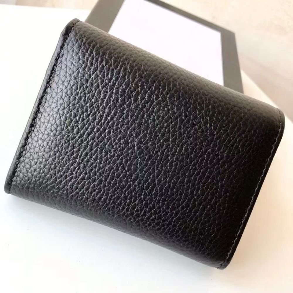 Gucci Marmont Key Wallet Black 11Cm 456118 CAO0G 1000
