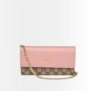 Gucci Marmont Wallet With Chain Pink 19Cm 456116 17WAG 5788