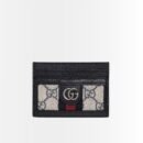 Gucci Ophidia Card Case Monogram Supreme Black 9Cm ‎523159 96LWN 4076