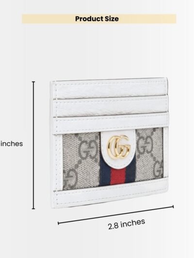 Gucci Ophidia Card Case White 9Cm