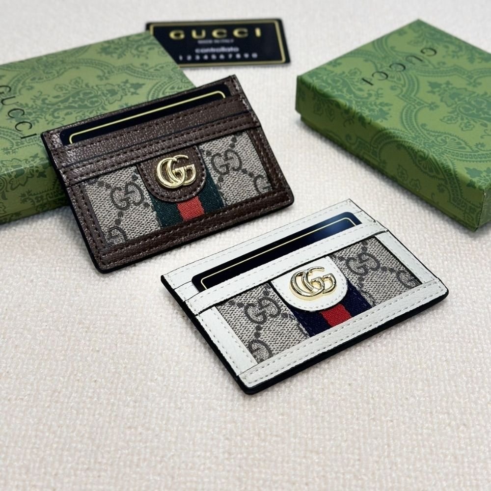 Gucci Ophidia Card Case White 9Cm