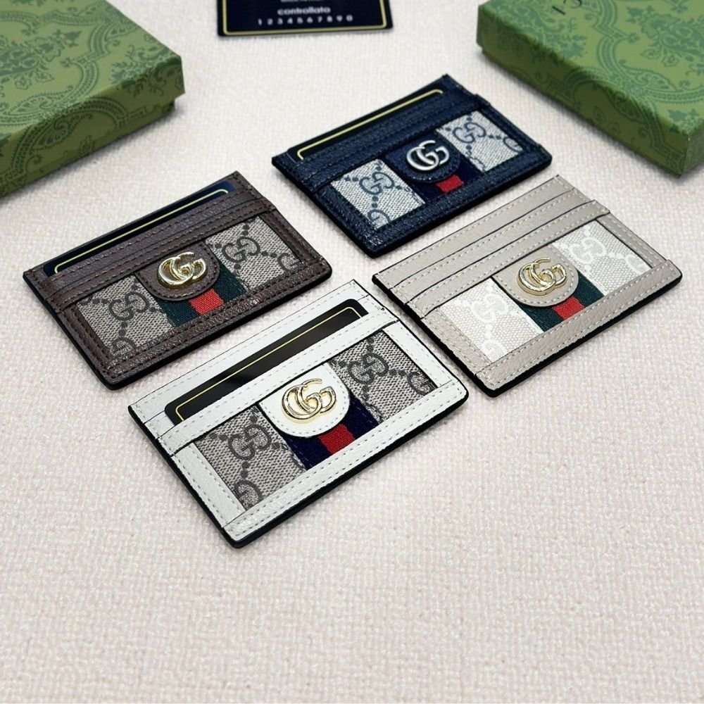 Gucci Ophidia Card Case White 9Cm