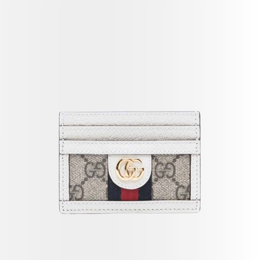 Gucci Ophidia Card Case White 9Cm