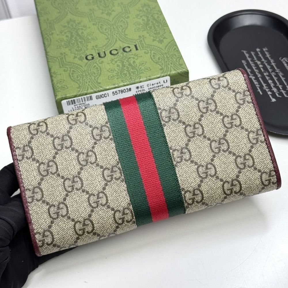 Gucci Ophidia Continental Wallet Red 19Cm 838485 FAE0L 9789