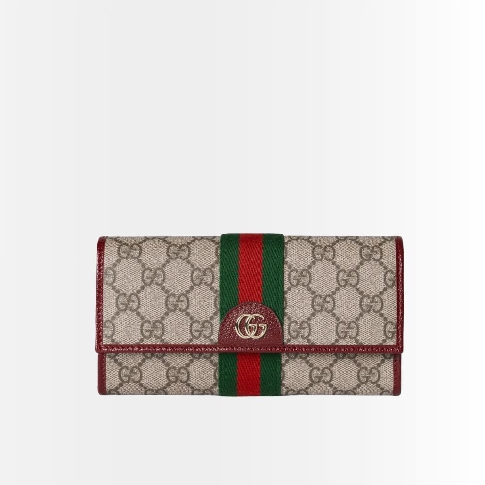 Gucci Ophidia Continental Wallet Red 19Cm 838485 FAE0L 9789