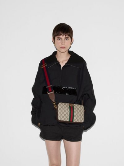 Gucci Ophidia GG Small Shoulder Bag Beige Ebony 23Cm 699439 9C2ST 8920
