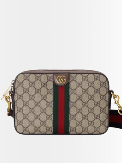 Gucci Ophidia GG Small Shoulder Bag Beige Ebony 23Cm 699439 9C2ST 8920