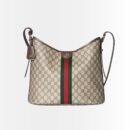 Gucci Ophidia Large Shoulder Bag Beige And Dark Brown 33Cm ‎836871 FAE0K 9853