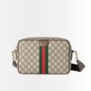Gucci Ophidia Medium Crossbody Bag Beige And Dark Brown 28Cm 834468 FAEOF 9745