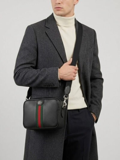 Gucci Ophidia Medium Crossbody Bag Black 28Cm 834468AAE1B1043
