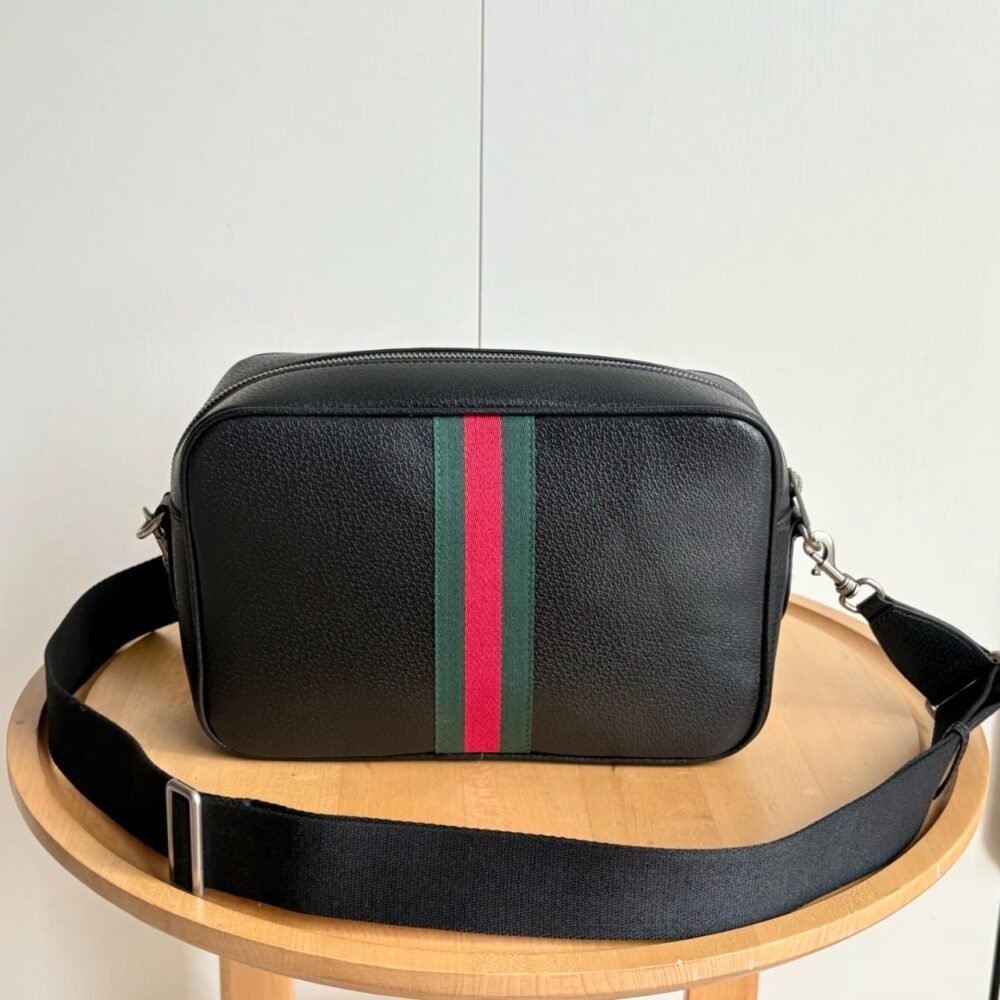 Gucci Ophidia Medium Crossbody Bag Black 28Cm 834468AAE1B1043
