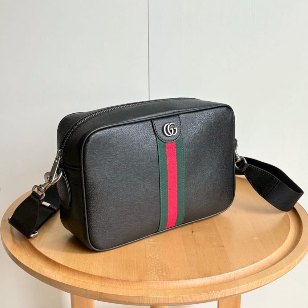 Gucci Ophidia Medium Crossbody Bag Black 28Cm 834468AAE1B1043