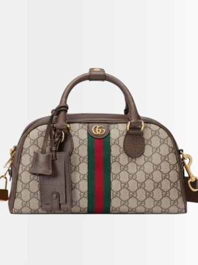 Gucci Ophidia Medium GG Top Handle Bag Brown 32Cm 724575 9C2SG 8746
