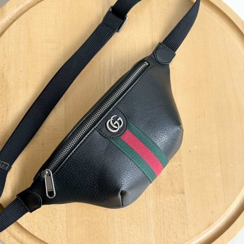 Gucci Ophidia Small Belt Bag Black 30Cm 839106 AAE1B 1043