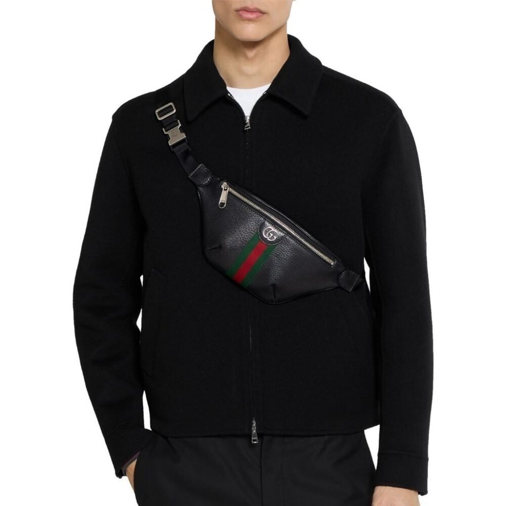 Gucci Ophidia Small Belt Bag Black 30Cm 839106 AAE1B 1043