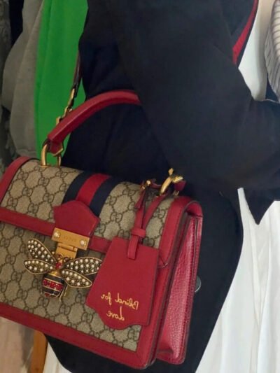 Gucci Queen Margaret GG Small Top Handle Bag Red 25Cm 476541 9I6ST 8540