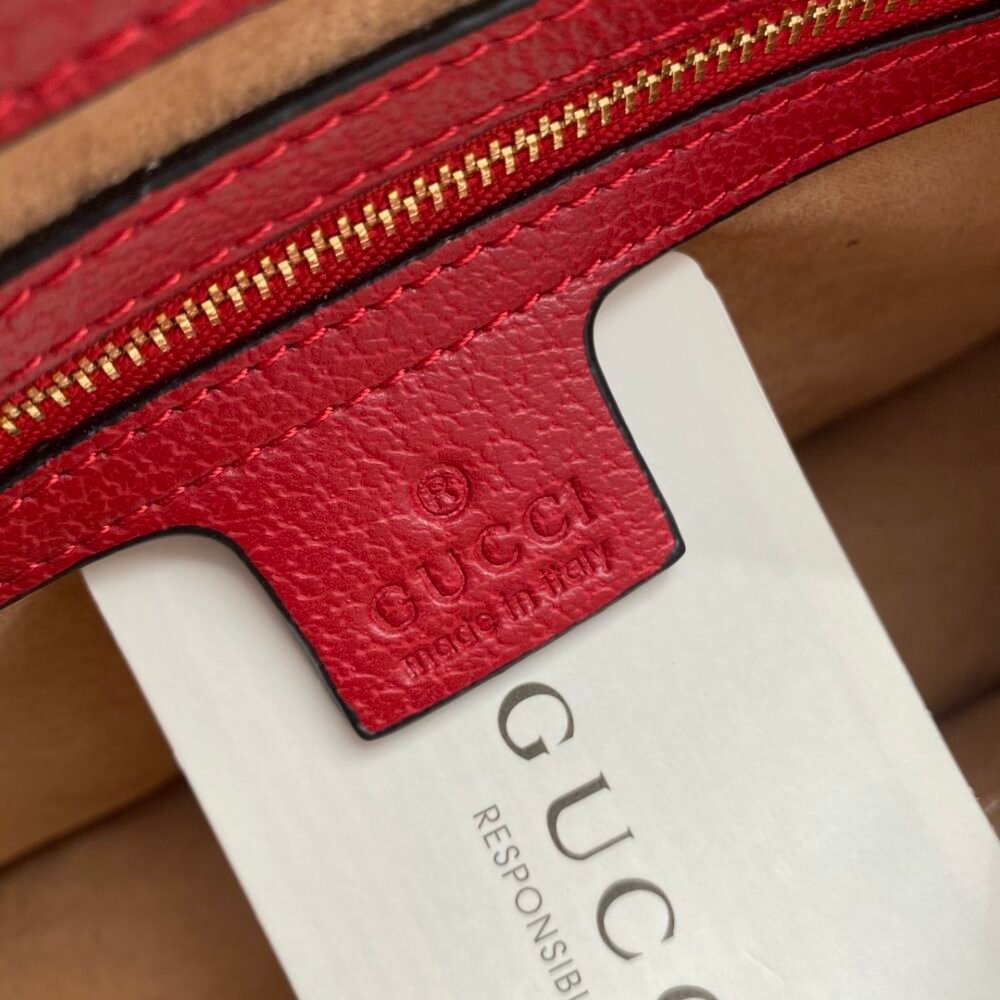 Gucci Queen Margaret GG Small Top Handle Bag Red 25Cm 476541 9I6ST 8540